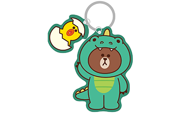 LINE FRIENDS造型悠遊卡-DINO BROWN   