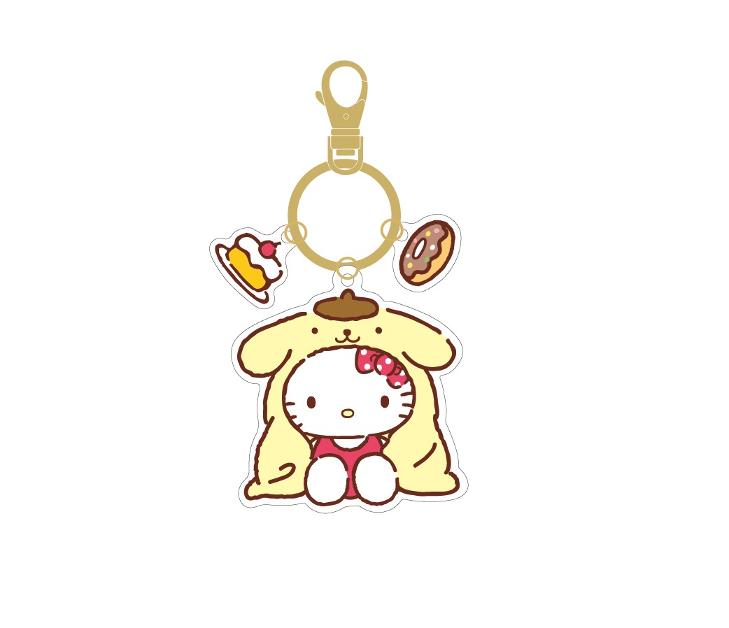 三麗鷗狗狗裁型悠遊卡-HELLO KITTY X 布丁狗