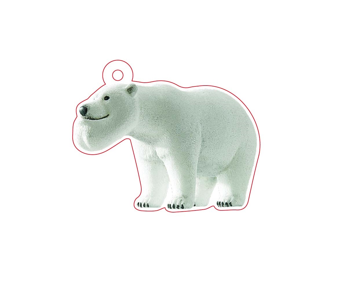 戽斗星球造型悠遊卡-北極熊