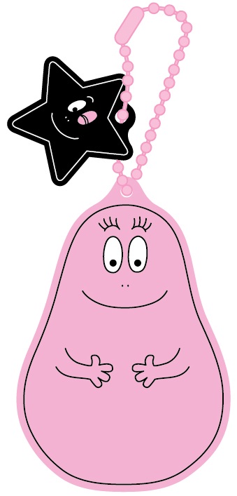 BARBAPAPA吊飾造型悠遊卡-粉
