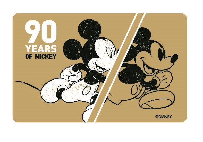 迪士尼系列悠遊卡-90周年-金