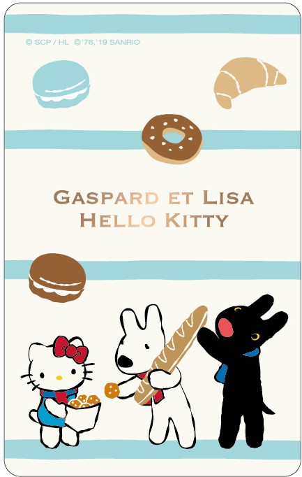 HELLO KITTYx麗莎和卡斯柏悠遊卡-西點閃卡