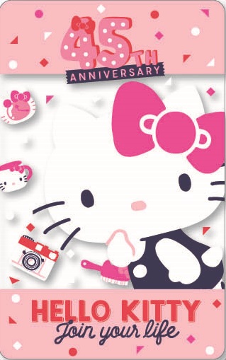 HELLO KITTY 45TH紀念悠遊卡-粉紅派對