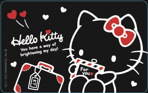 HELLO KITTY黑系悠遊閃卡-FOR YOU