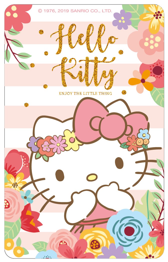 三麗鷗花草系列悠遊卡-HELLO KITTY