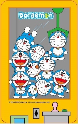哆啦A夢悠遊卡-夾娃娃機