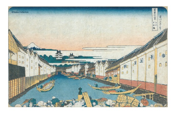 浮世繪大師悠遊卡-葛飾北齋 江戶日本橋
