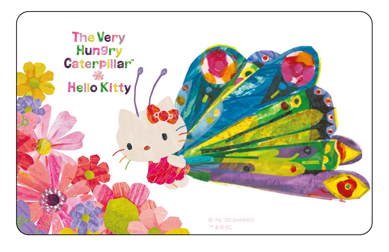 HELLO KITTYx好餓好餓毛毛蟲悠遊卡-花圈