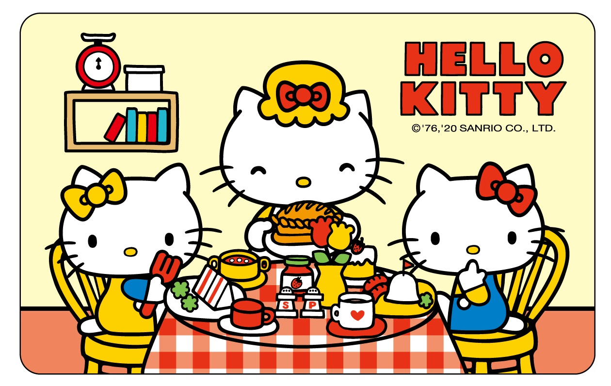 HELLO KITTY悠遊卡- 一起吃早餐