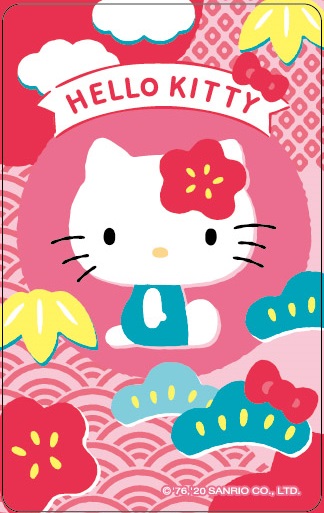 HELLO KITTY悠遊卡-日式和風