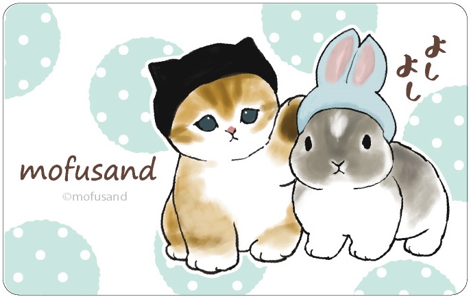 貓福珊迪悠遊卡-與兔兔