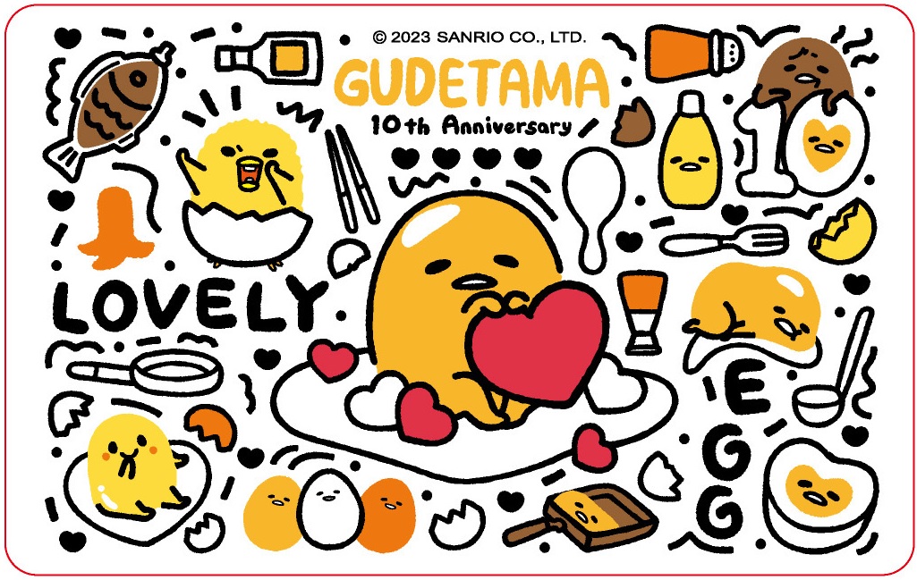 蛋黃哥10周年悠遊卡-彩色款