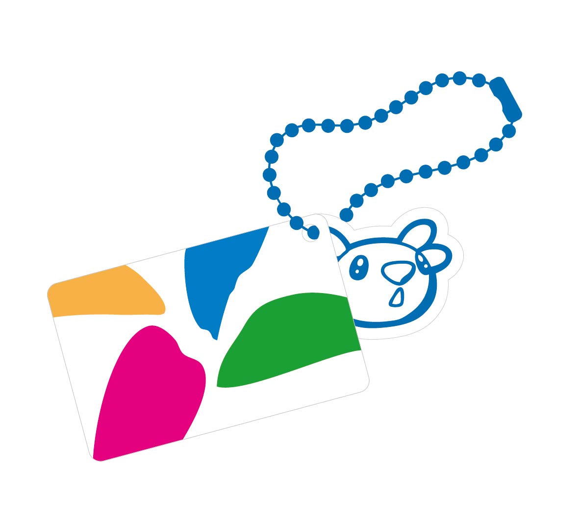 經典LOGO SuperCard造型悠遊卡-藍