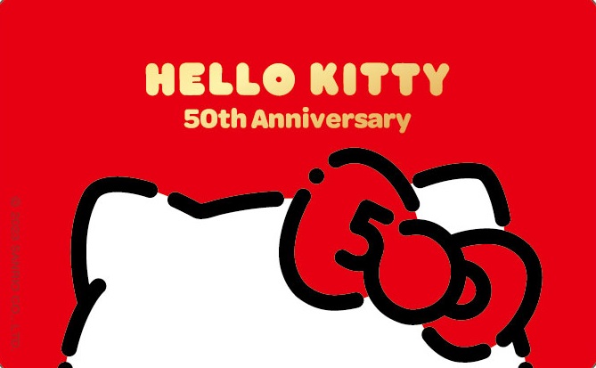 HELLO KITTY50TH悠遊卡-50TH限定版