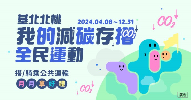 「基北北桃我的減碳存摺」參與者突破12萬人 逾7,000份獎項月月送