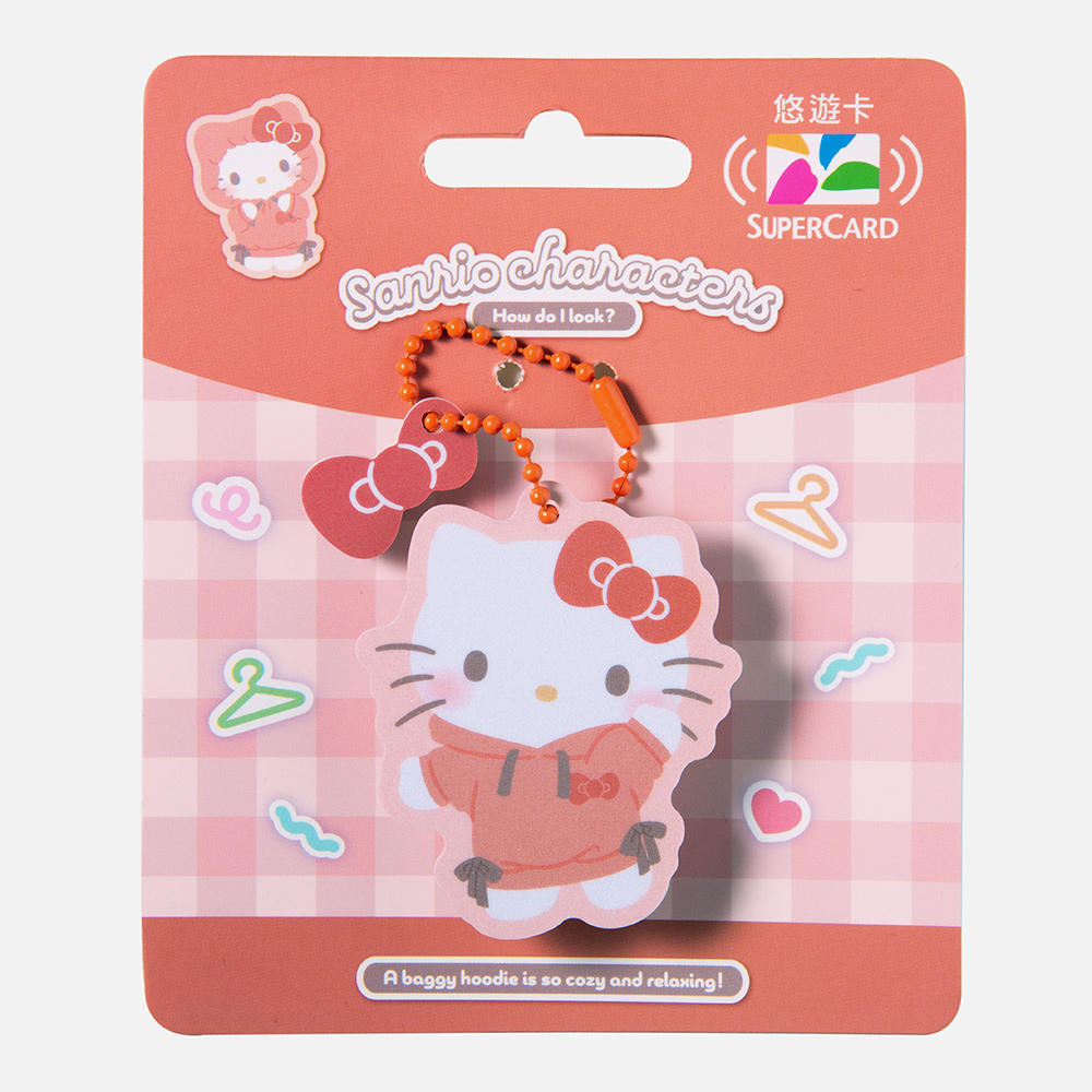 三麗鷗帽T系列SuperCard造型悠遊卡-Hello Kitty
