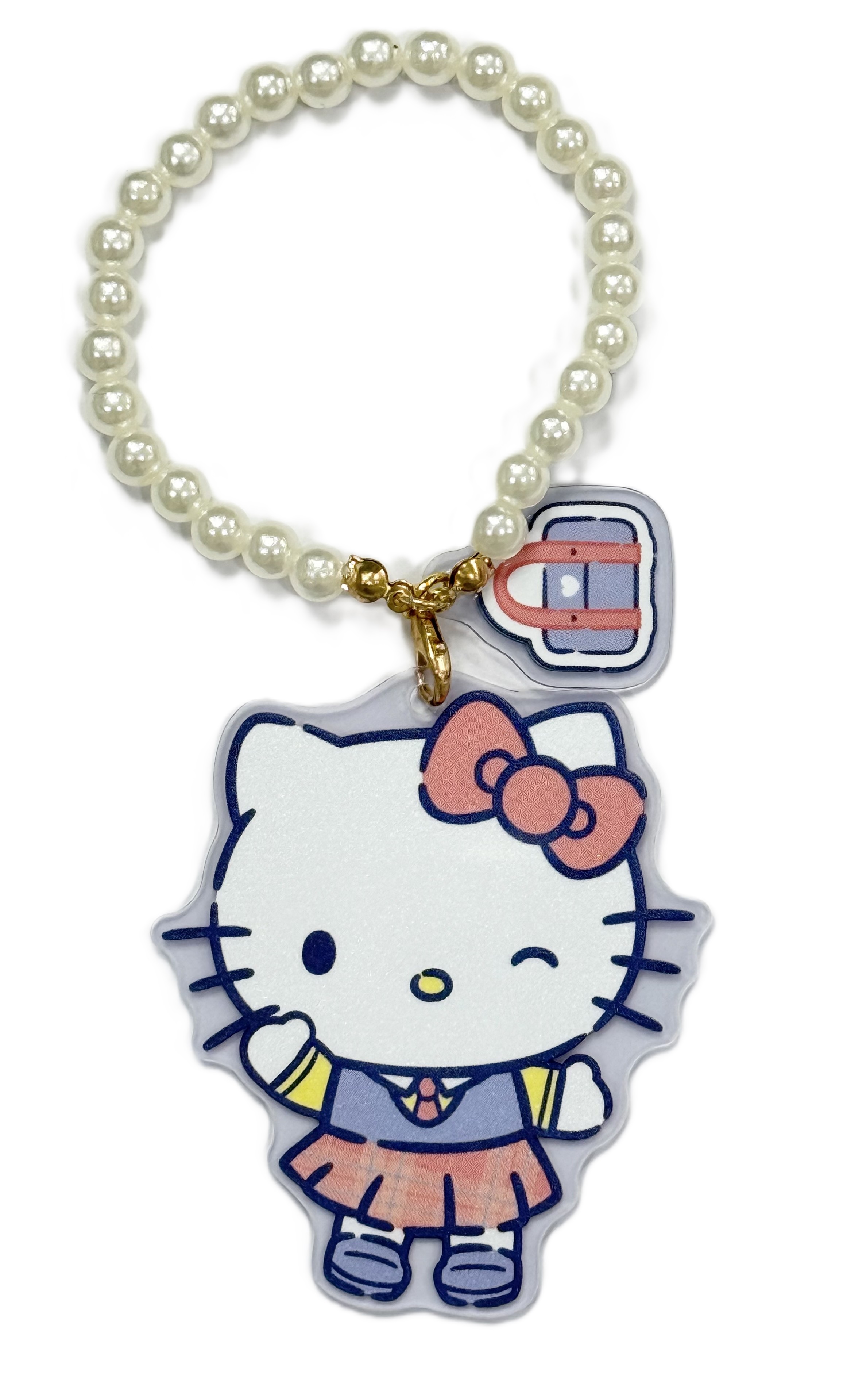 三麗鷗學院風造型悠遊卡-HELLO KITTY