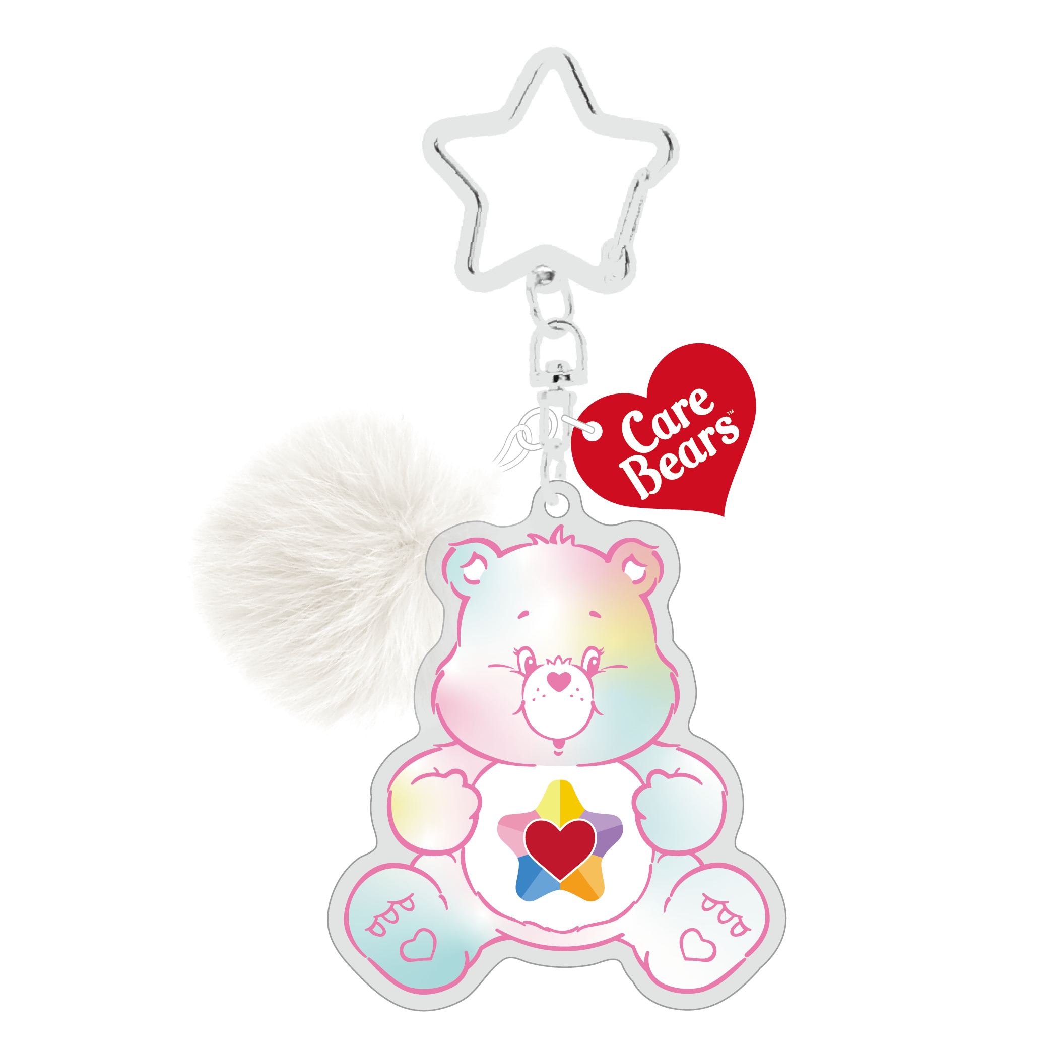 Care Bears毛球造型悠遊卡-True Heart Bear