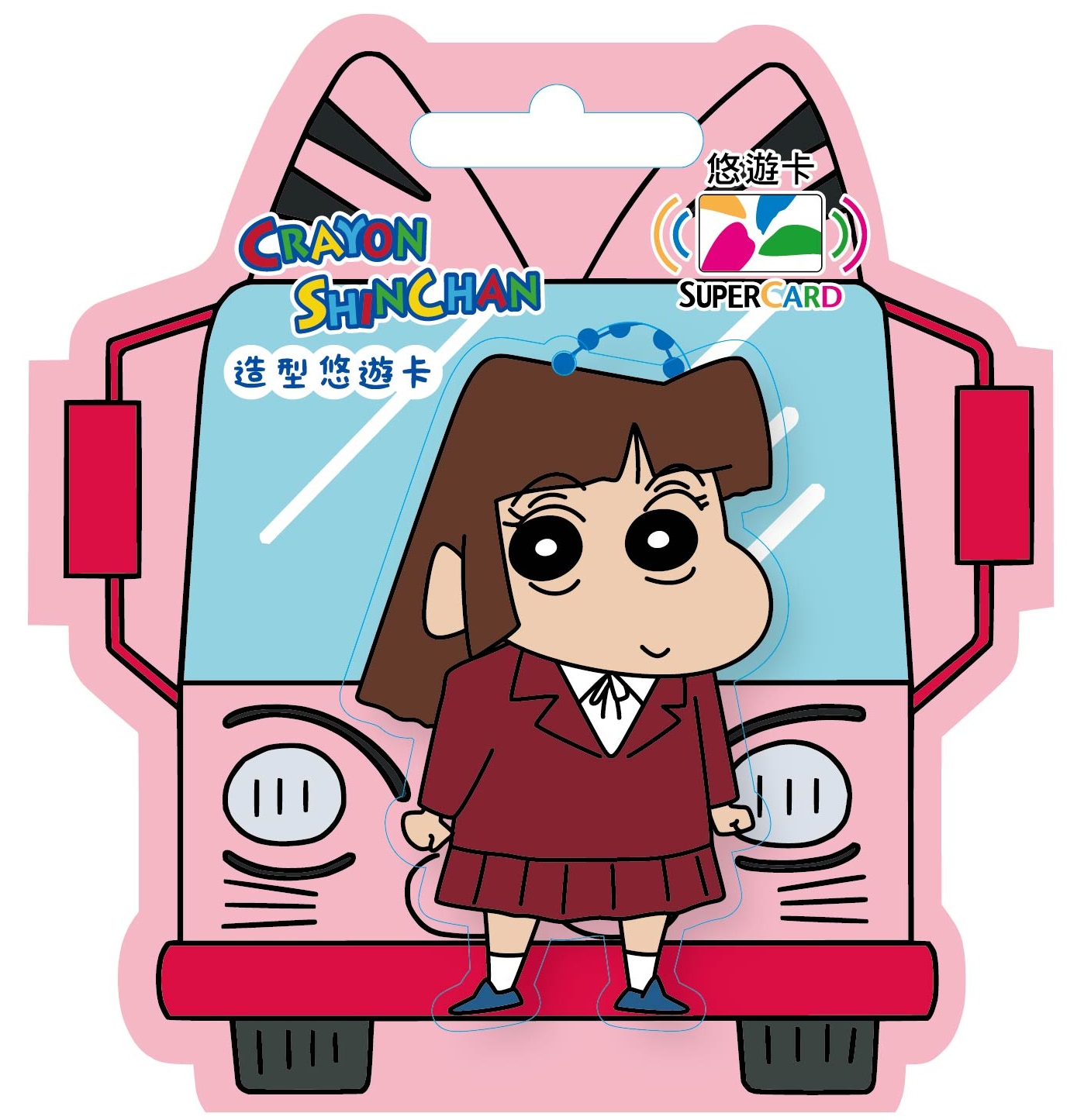 蠟筆小新SuperCard幼稚園篇造型悠遊卡-小愛