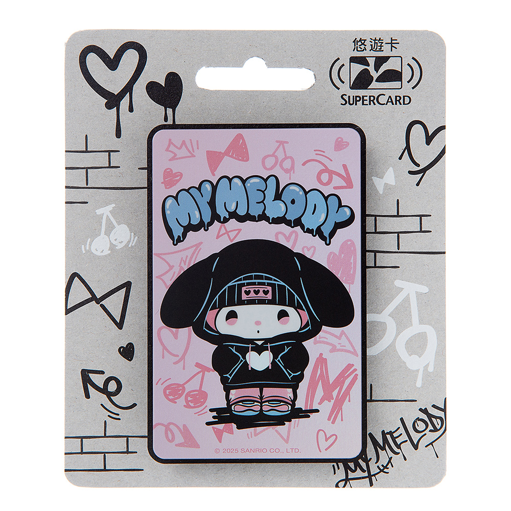 三麗鷗街頭風SUPERCARD悠遊卡-美樂蒂