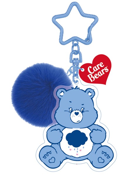 Care Bears毛球造型悠遊卡-Grumpy Bear (藍)