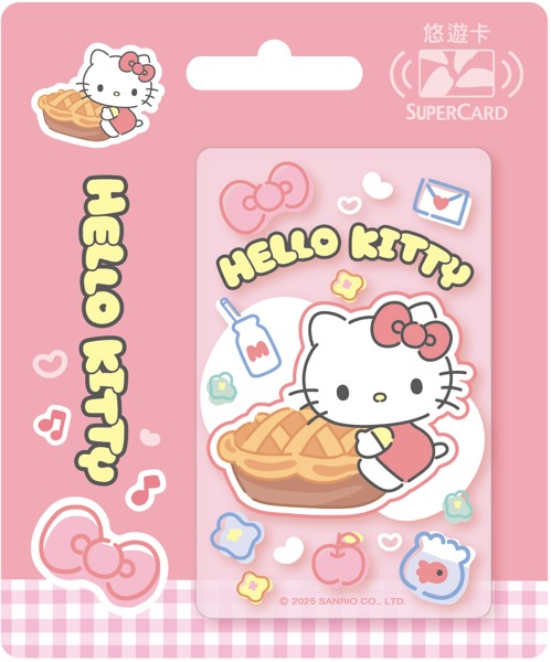 三麗鷗甜點時光SuperCard悠遊卡-Hello Kitty