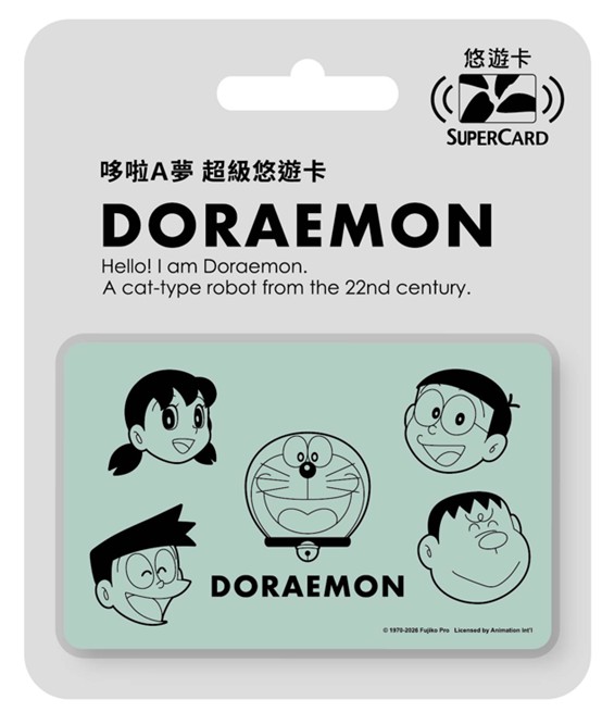 哆啦A夢 Supercard悠遊卡-好朋友們