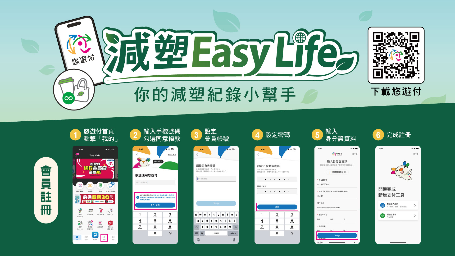 「減塑Easy Life」首日破萬人參與 便利商店、星巴克成減塑熱點