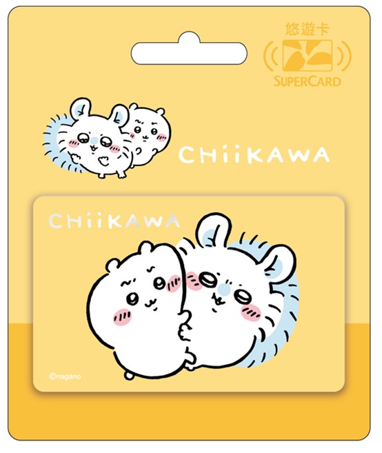 吉伊卡哇Supercard悠遊卡-黏在一起