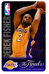 NBA悠遊卡2010總冠軍版 Lakers #2 Derek Fisher