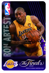 NBA悠遊卡2010總冠軍版 Lakers #37 Ron Artest 