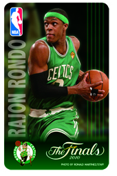 NBA悠遊卡2010總冠軍版 Celtics #9 Rajon Rondo