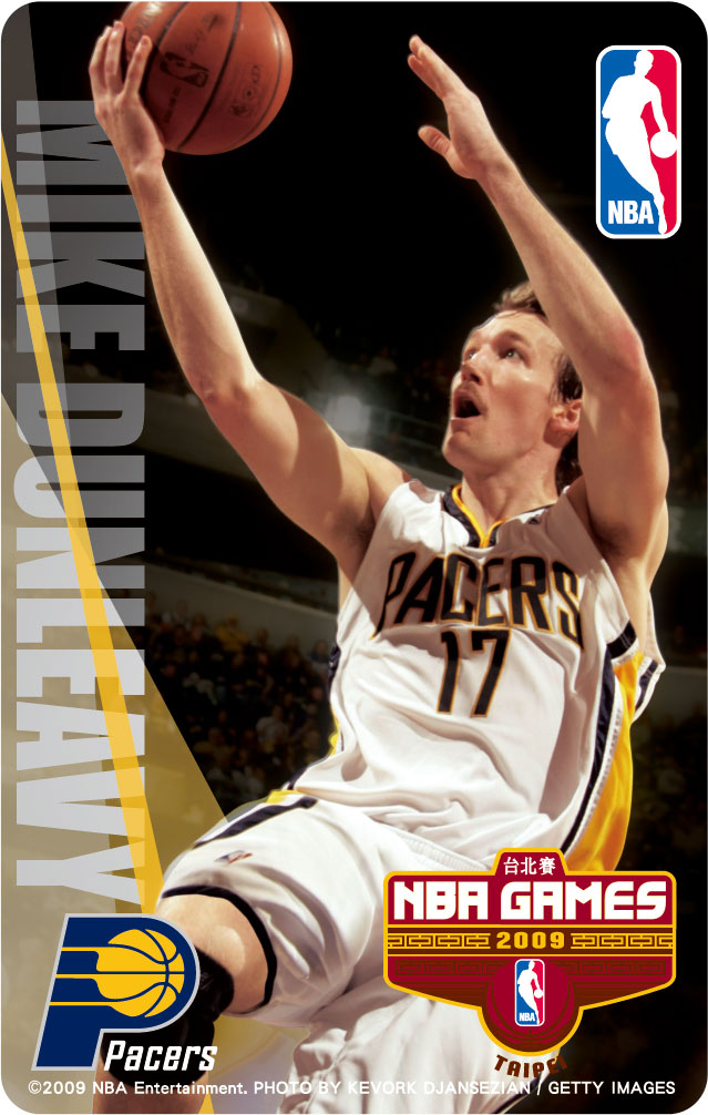 2009NBA台北賽悠遊卡Pacers 17 -Mike Dunleavy