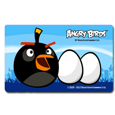 2012 ANGRY BIRDS悠遊卡-人氣經典版(KING黑鳥)