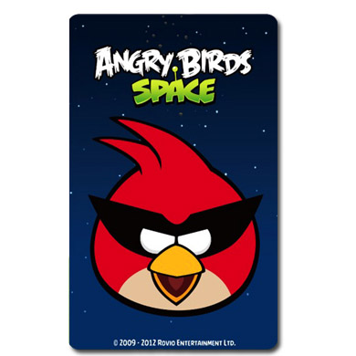 2012 ANGRY BIRDS悠遊卡-太空版(紅鳥)