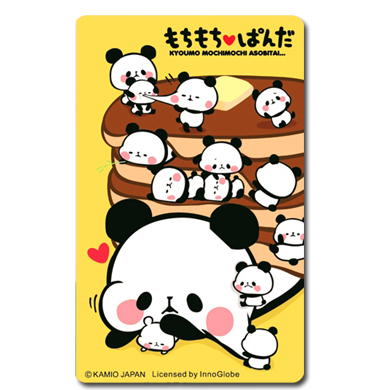 麻糬熊貓悠遊卡-奶油鬆餅