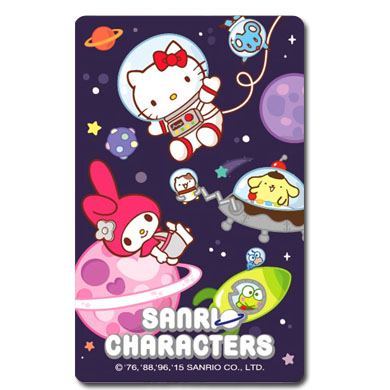 SANRIO CHARACTERS 悠遊卡-太空版