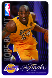NBA悠遊卡2010總冠軍版 Lakers #24 Kobe Bryant 